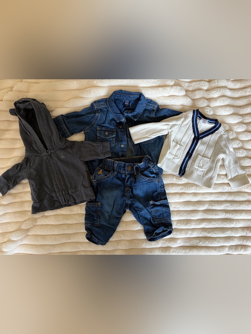 Baby GAP Dark Blue Baby Denim Jacket set